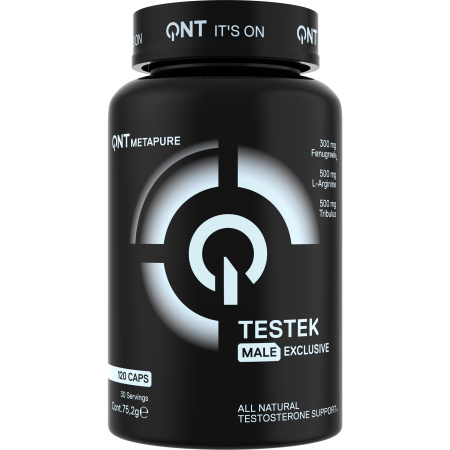QNT Testek Testosterone Support Male Exclusive 120 Capsules