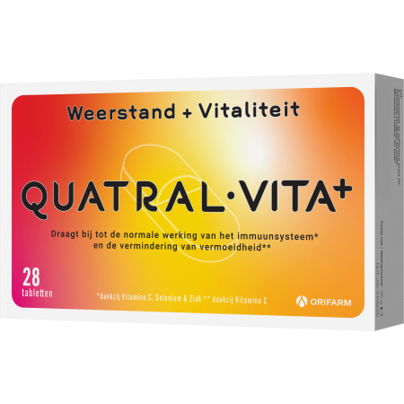 Quatral Vita+ Immuniteit + Vitaliteit 28 Tabletten