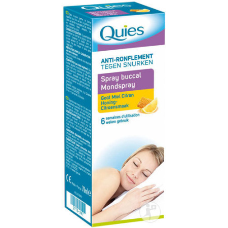 Quies Mondspray Tegen Snurken Honing-Citroen 70ml