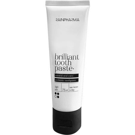 RainPharma Brilliant Toothpaste Natuurlijke Tandpasta Tube 50ml