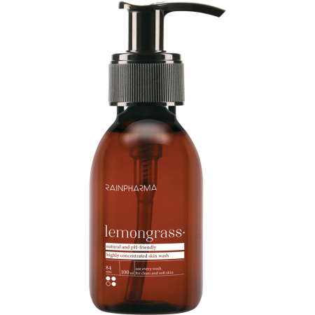 RainPharma Skin Wash Lemongrass Concentraat Voor 2,5 Maanden Pompfles 100ml