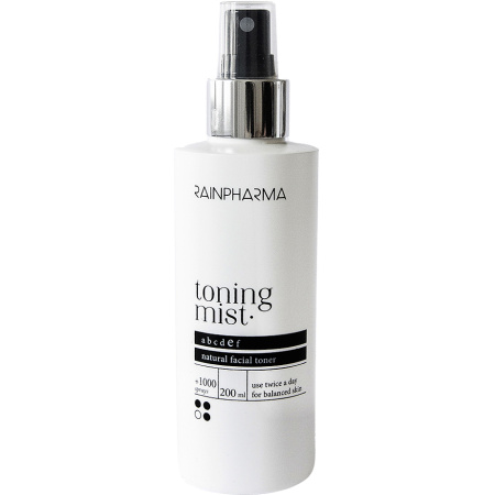 RainPharma Toning Mist pH-Herstellende Gezichtstonic Spray 200ml
