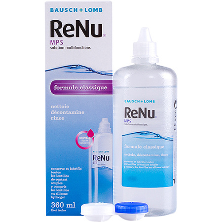 Renu MPS Multifunctionele Oplossing Zachte Contactlenzen 360ml