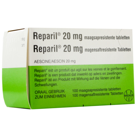 Reparil 20mg Maagsapresistente Tabletten 100