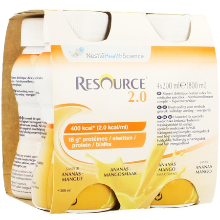 Resource 2.0 Ananas-Mango 4x200ml (12314415)
