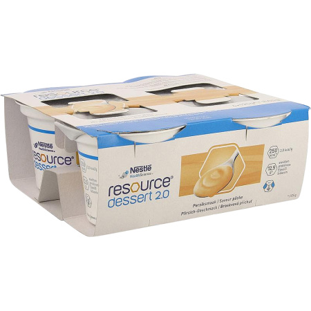 Resource Dessert 2.0 Perzik 4x125g