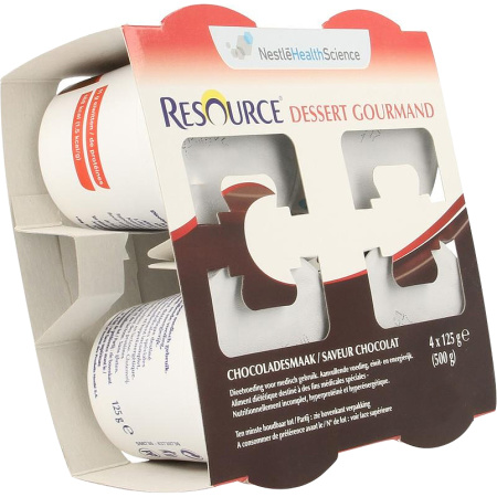 Resource Dessert Gourmand Chocolade 4x125g
