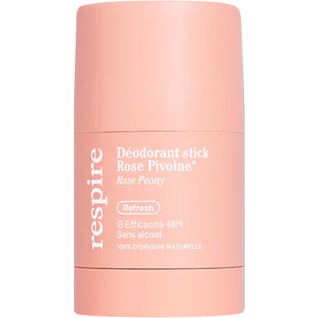 Respire Deodorant 48h Navulbaar Pioenroos Stick 50g