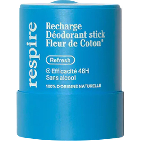 Respire Deodorant 48h Fleur De Coton Navulling 50g