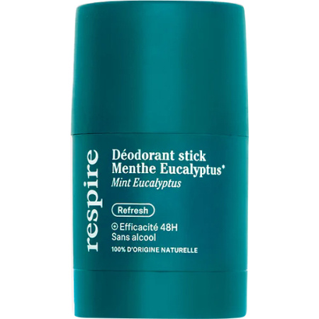 Respire Deodorant 48h Navulbaar Munt Eucalyptus Stick 50g