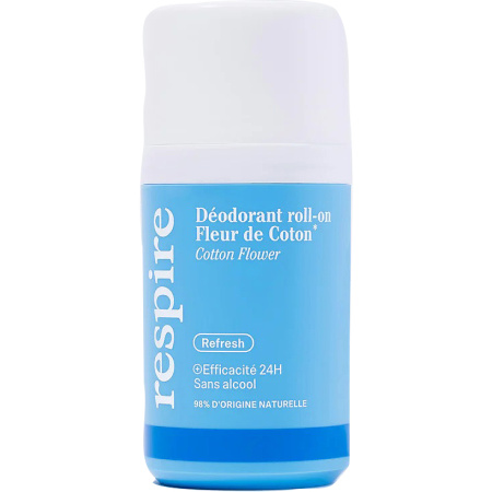 Respire Natuurlijke Deodorant Roll-On Katoenbloem 50ml