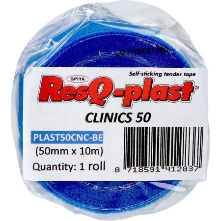 Resq-Plast Clinics 10m x 50mm Blauw 1 Stuk