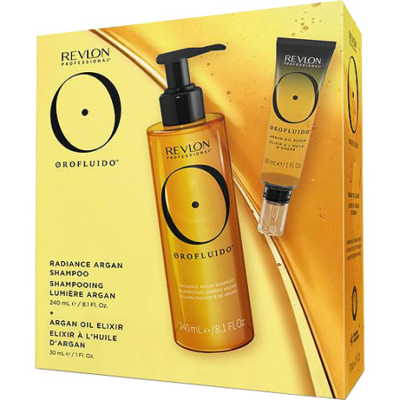 Revlon Professional Geschenkset Orofluido Argan Shampoo 240ml + Arganolie Elixir 30ml