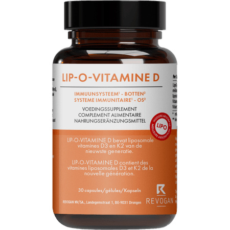 Revogan LIP-O-Vitamine D Voedingssupplement 30 Capsules