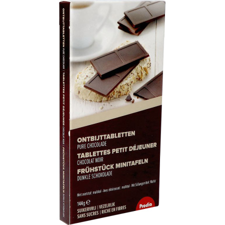 Revogan Prodia Ontbijttabletten Pure Choco 144g
