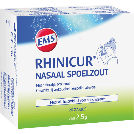Rhinicur Nasaal Spoelzout Zakjes 20x2,5g
