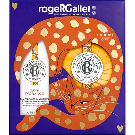 Roger&Gallet Coffret Eau Parfumée Bienfaisante Bois D'Orange 30ml + Zeep 100g Gratis