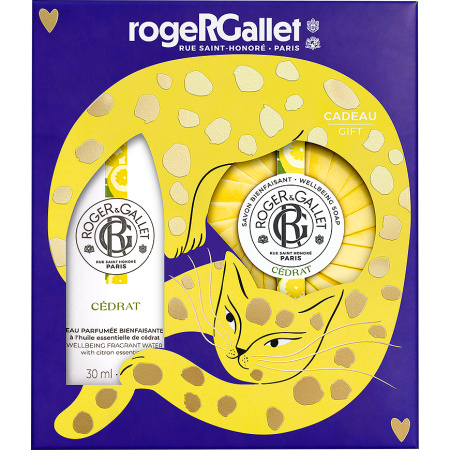 Roger&Gallet Coffret Eau Parfumée Bienfaisante Cédrat 30ml + Zeep 100g Gratis