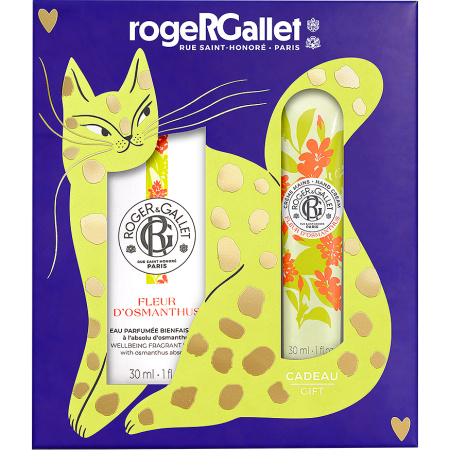 Roger&Gallet Coffret Eau Parfumée Bienfaisante Fleur D'Osmanthus 30ml + Handcrème Gratis