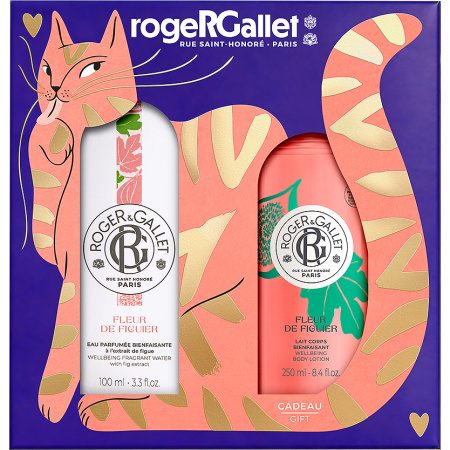 Roger&Gallet Coffret Eau Parfumée Bienfaisante Fleur De Figuier 100ml + Bodymilk 250ml Gratis