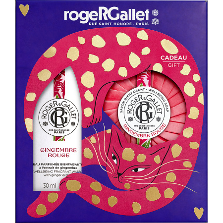 Roger&Gallet Coffret Eau Parfumée Bienfaisante Gingembre Rouge 30ml + Zeep 100g Gratis