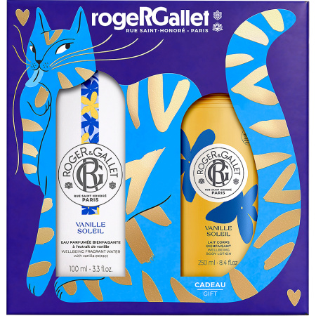 Roger&Gallet Coffret Eau Parfumée Bienfaisante Vanille Soleil 100ml + Bodymilk 250ml Gratis