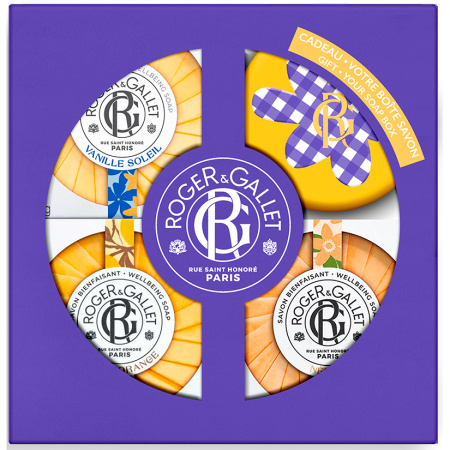 Roger&Gallet Set 3 Welzijnszepen Vanille Soleil/Néroli/Oranjebloesemhout 3x100g