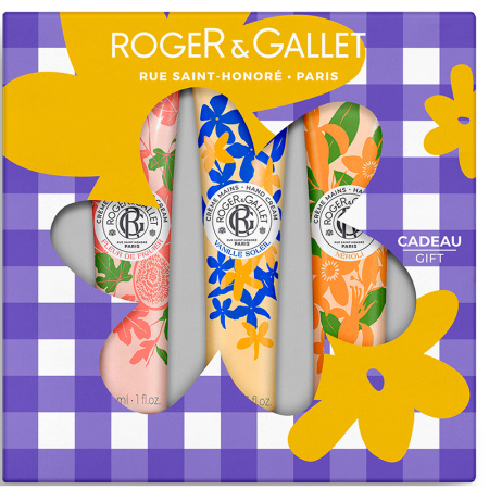 Roger&Gallet Set Trio Handcrèmes Fleur De Figuier/Vanille Soleil/Néroli 30ml