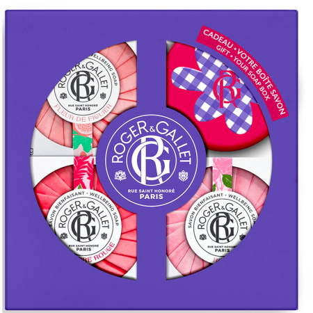 Roger&Gallet Trio Welzijnszepen Fleur De Figuier/Gember/Roos 100g