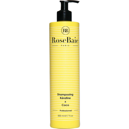 Rosebaie Shampoo Kokos + Keratine Pompfles 500ml