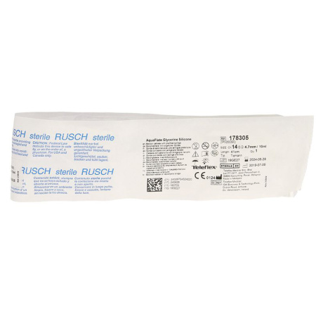 Rusch Aquaflate Ballonkatheter Met Voorgevulde Spuit CH14 1 Stuk