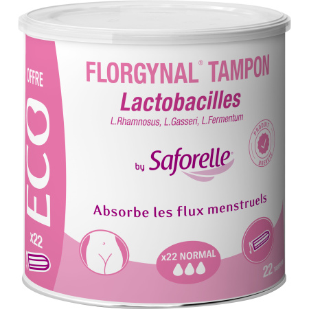 Saforelle Florgynal Probiotic Normal Tampon Eco 22 Stuks