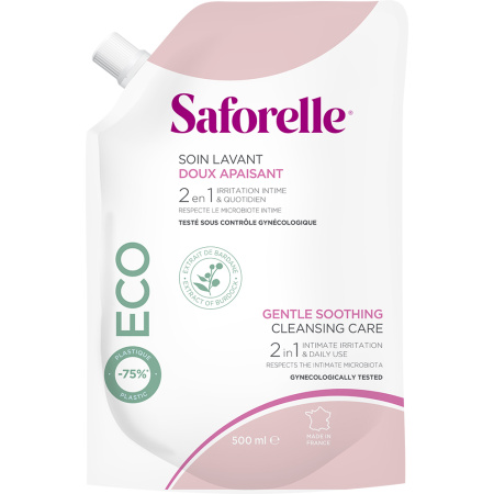 Saforelle Kalmerende Zachte Wasverzorging Eco-Navulling 500ml