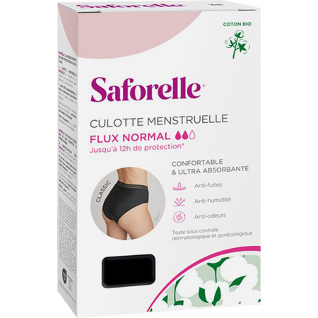 Saforelle Menstruatieslip Normale Vloed T34/36 1 Stuk