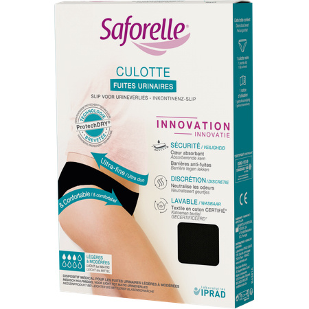 Saforelle Slip Ultra Absorberende Urine-Incontinentie Maat 38 1 Stuk