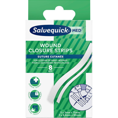 Salvequick Wound Closure Strips 8 Stuks