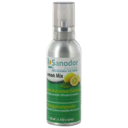 Sanodor Pharma Lemon Mix Krachtige Ontgeurder Spray 50ml
