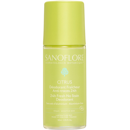 Sanoflore Deodorant Citrus Tous Types De Peaux Roll-On 50ml
