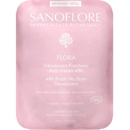 Sanoflore Flora 48u Navulbare Deodorant 50ml