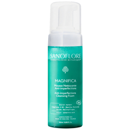 Sanoflore Mousse Magnifica Onzuiverheidsbestrijding Reinigingsschuim Pompfles 150ml
