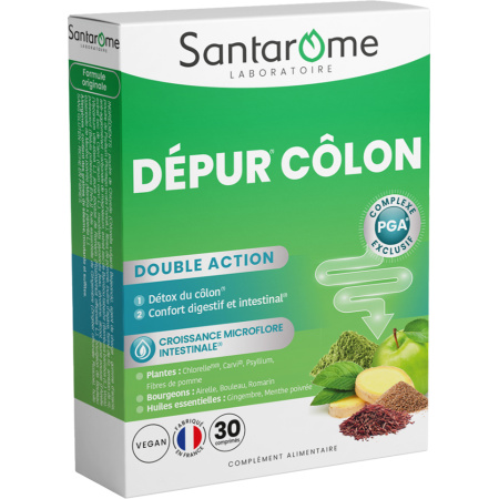 Santarome Dépur Darm Detox En Spijsverteringscomfort 30 Tabletten