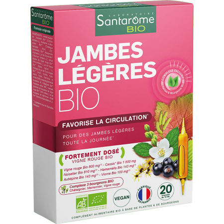 Santarome Lichte Benen Bio 20 Ampullen
