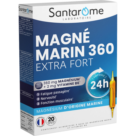 Santarome Marine Magnesium 360 Stress/Nervositeit 20 Ampullen