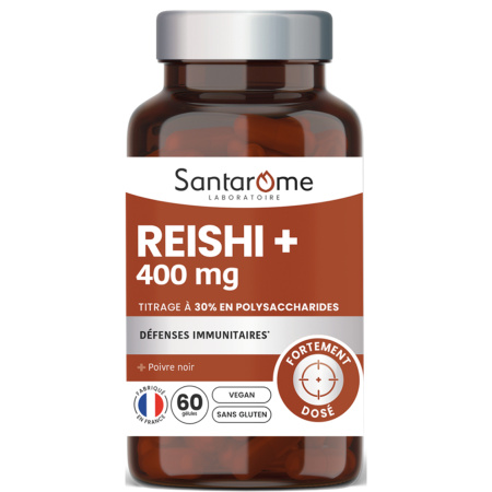 Santarome Reishi 400mg Immuunafweer 60 Capsules
