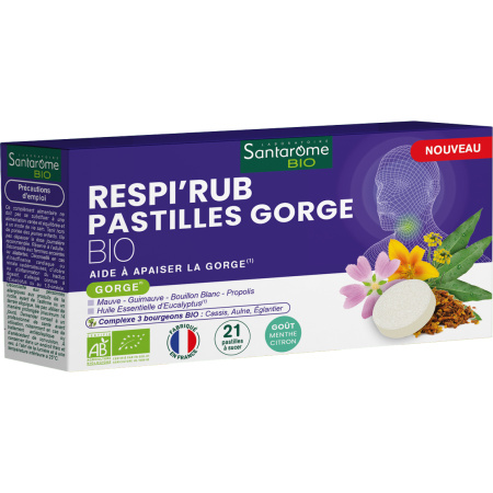 Santarôme Respi'Rub Keelpastilles 21 Zuigtabletten