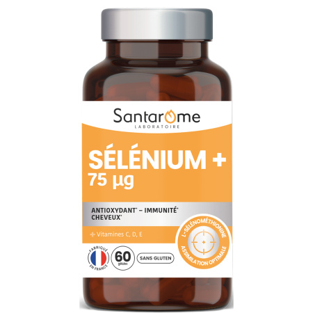 Santarome Selenium 75µg Immuniteit & Antioxidant 60 Capsules