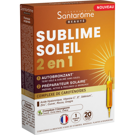 Santarome Sublime Soleil Zelfbruiner En Zonvoorbereider Ampullen 20x10ml