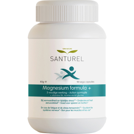 Santurel Magnesium Formule + Vitamine B6 + Taurine En Glycine 90 Capsules