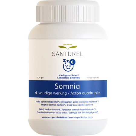 Santurel Somnia Slaap/Stress/Positieve Stemming 90 Capsules