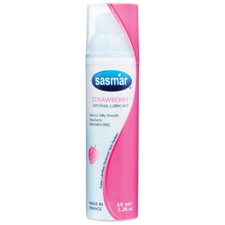 Sasmar Glijmiddel Aardbei Pump Buis 60ml